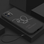 Samsung Galaxy A14 A24 A54 A34 iPhone 11 12 13 14 15 Pro Max Xiaomi Redmi 13C Huawei Straight Edge pehme telefoni&uuml;mbris NY11 Love Yourself Flower Redmi Note 12 Pro 5G must