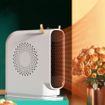 Kaasaskantav ventilaatork&uuml;te, elektrik&uuml;te, 800 W suure energiatarbega v&otilde;nkuv P-TC keraamiline k&uuml;te Kiire k&uuml;tte ruumitermostaat &uuml;lekuumenemise ja kaldega One Size valge