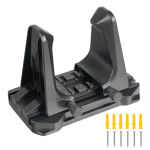 Jalgrattahoidja alus laienduskruvidega Tugev kandev&otilde;ime, mitte kergesti deformeeruv hoiukoht Vertikaalne rattakinnitus, reguleeritav seinakinnitus jalgrattariips must