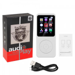 Mini MP3-MP4-m&auml;ngijad FM-raadio Bluetooth-&uuml;hilduv 5.4 stereomuusikam&auml;ngija kaasaskantav k&otilde;lari tugi FM TF-kaardi e-raamatu helisalvesti Sisseehitatud mikrofon valge