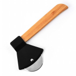 Uus Creative Ax Pizza Nuga Pizza L&otilde;iket&ouml;&ouml;riist Roostevabast Terasest Pizza nuga Bambusest k&auml;epideme K&uuml;psetus Koogi L&otilde;iket&ouml;&ouml;riist K&ouml;&ouml;git&ouml;&ouml;riist must