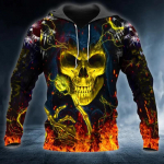 Kevad-s&uuml;gis meeste r&otilde;ivad Viking Hoodies Pusa 3D Prindiga Skull Angel Streetwear Vintage pikkade varrukatega meeste pullover jakid XXL