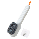 1/2 tk puhastushari Seebi dosaator T&otilde;hus &auml;ravoolus&uuml;steem Pehmete harjastega Koduk&ouml;&ouml;k Vannitoa kingahari valge