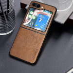 &Uuml;mbris Samsung Galaxy Z Flip5 6 Flip4 Flip3 5G Volditav 3 4 5 6 &Auml;&auml;rmiselt kaitse T&auml;iuslik kvaliteetne PU-nahk for Z Flip 5 hall