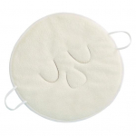 Korduvkasutatav korallifliisist r&auml;tik n&auml;omask 1/3 auguga r&auml;tikumask k&uuml;lm/kuum kompress n&auml;oaurutaja niisutav ilu nahahooldus spa r&auml;tikud naiste t&uuml;drukutele 25*25cm