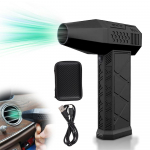 Elektriline &otilde;hupuhastaja suru&otilde;hu tolmuimeja kiiruse reguleeritav turboventilaator, sisseehitatud 2x1300mAh must