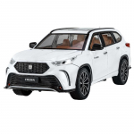 1/24 Toyota Crown Kluger auto m&auml;nguasja mudel sulamist survevalu 6 ust saab avada tagarattaga tagasit&otilde;mmatavad s&otilde;idukid mudelid lastele p&auml;evakingitused valge