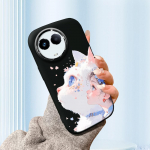 T&auml;isv&auml;rviline h&otilde;bedase servaga objektiiv Rasvane korpus Pehme TPU vedel silikoonkate P&otilde;rutuskindel telefoni&uuml;mbris OPPO Reno Realme OnePlusi jaoks Realme V50S 5G sinine