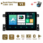 Androidi autoraadio stereo Suzuki Grand Vitara 3 jaoks 2005&ndash;2015 GPS-navigatsioon 2DIN 4 tuumaga multimeediumipleier Autoraadio 1+16 GB