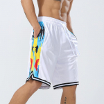 Meeste korvpalli napid v&auml;lispordid Kiirelt kuivavad l&uuml;hikesed suvised treenings&ouml;rkijad vabaaja hingavad rannap&uuml;ksid dressip&uuml;ksid S heleroheline v&auml;rv