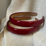 Retropunane nahast k&auml;snast peapael naistele temperament juuste r&otilde;ngaspesu n&auml;o juuksepael Naistele peojuuksed aksessuaarid kingitus