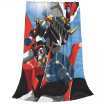 UFO Robot Grendizer Tekk Flaneell Goldorak Actarus Mazinger Super Soe Visketekk V&auml;ljas Reisimiseks Magamistoa Tekk 75x100cm 30x40in gray