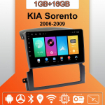 Autoraadio Android Auto Carplay KIA Sorento 2006-2009 Multimeediumipleieri peakomplekt Stereo GPS Navigatsioon BT WIFI 1+16GB 1+16GB