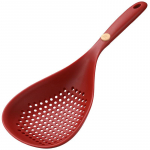 1 tk suur silikoonist toidus&otilde;elusikas Loov keedulabidas, kurn ja supis&otilde;el koduk&ouml;&ouml;gi jaoks Suur toidus&otilde;elusikas Light luxury colander