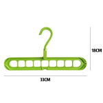 Multifunktsionaalne maagiline riidenagi, esemete riidenagi Kodune kuivatusrest 9 auguga kokkupandav riidepuu roosa