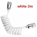 1,5/2m ABS-telefoniliini stiil vedruga painduv du&scaron;ivoolik veetorustik WC bidee pihusti p&uuml;stol &Uuml;hendustoru 1.5m