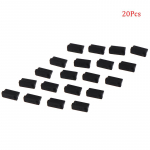 20 tk. USB isane tolmuvastane pistik, kork plastikust kate, kaitse tolmupistik must