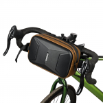 Jalgratta lenkstangi kott, esiratta kotid, 3L lenkstangi hoiukott, jalgratta risttalaga esikott must