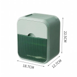 Veekindel mugav vannitoa salvr&auml;tikukarp Punch-free kudede hoiukast Vannitoatarbed WC-paberi hoidik Seinale kinnitatud roheline