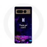 Coque Maniacase pour Google Pixel 7 Pro BTS army groupe BTS roi de la K-pop