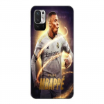 Coque Maniacase pour Xiaomi Redmi Note 10 5G Kylian Mbappe Real Madrid Wallpaper