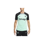Nike Chelsea FC Strike Kolmev&auml;rviline Plokk-kirja tr&uuml;kiga &Uuml;mmarguse kaelusega L&uuml;hikeste varrukatega Jalgpallis&auml;rk Meeste Topid M&uuml;ndi-Vaht DZ0782-354 L