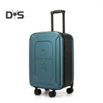 20-tolline kaasaskantav kohver, kokkupandav reisikohver, vaigistatud ratastega k&auml;sipagas, kolmekohaline kombineeritud lukk, teleskoopt&otilde;mbevarras 20 sinine