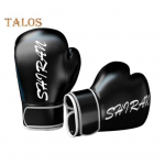 1 paar poksikindaid Kunstnahast Professionaalne Treening Muay Thai Tasuta Sparring V&otilde;itlus Raske poksikott T&auml;iskasvanud Lapsed Kindad K&auml;tekaitse Kid must