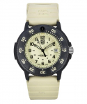 Luminox Original Navy Seal EVO Kummirihm Beež sihver Kvarts Sukeldujakell XS.3010.EVO.S 200M Meeste kell beež