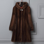 S&uuml;gisel ja talvel uus kasukas Marten mantlid naiste pikad terved naaritsa karusnahast kapuutsiga vabaaja 9XL black