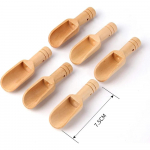 10 tk kohvi mini puidust lusikaga vannisoola puidust kommi lusikaga pesupesemisvahendi lusikaga beebik&ouml;&ouml;k 10pcs