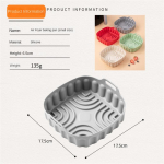 AirFryer silikoonkorv pott silikoonvorm &Otilde;hkfritt Lihtsalt puhastatav ahju k&uuml;psetusplaadid pitsaplaat Grillpann &Otilde;hkfrit&uuml;&uuml;ri tarvikud