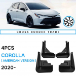 1 komplekt porilappe porilapid pritsmekaitse porilauad esi-tagatiiva kaitsmed lihtne paigaldus auto tarvikud Toyota Corolla jaoks must