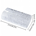 Vesi Ripple Tissue Box L&auml;bipaistev plastmassist kudede hoiukarp elutuba lauaarvuti salvr&auml;tikukarp Kodu k&auml;te p&uuml;hkimispaber WC paberikarp