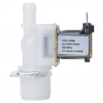 3/4-tollise vee elektrilise solenoidklapi sisselaskeava 1-suunaline plastist pistik kodu jaoks, kasutades AC220V/240V 3/4"