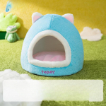 Roheline Multikas Armas V&auml;ike Konn Pl&uuml;&uuml;s Armas Koletis Pesa Koerapesa Kassipesa Suur Ruum S&uuml;gis ja Talv Soe Poolsuletud Pesa L ：50*50*50 cm