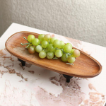 Moodne uus hiina stiilis puidust jalaga kandiku kaunistus diivanilaud t&auml;ispuidust puuviljataldrik Inn B&B t&ouml;&ouml;laua kaunistus