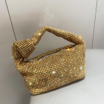 Naiste kott Rhinestone &otilde;htus&ouml;&ouml;gikott Suur teemants&otilde;lmega k&auml;ekott Mood t&auml;is teemant kaenlaaukott Naiste kott v&auml;ike kott kuld