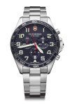 [Victorinox] Kella FIELDFORCE CHRONO roostevabast terasest rutiil&uuml;mbris (316L) Sinine sihverplaadiga roostevabast terasest k&auml;ev&otilde;ru 241857 meeste tavaline importh&otilde;be