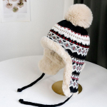 Naiste talvine soe silmkoeline m&uuml;ts T&uuml;drukule Kawaii kunstlik imitatsioon karusnahast Palusm&uuml;ts &Otilde;ues jalgrattas&otilde;idu lumesuusatavad m&uuml;tsid One size must