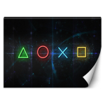 Taustapildinupud kontrollerile 100x70 sinine