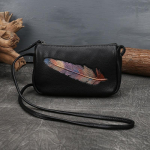 Naiste &otilde;lakott Ehtsast Nahast Pealmine Kiht Lehma Nahk Ristkott Naiste Vintage Ruudukujuline Kott roheline