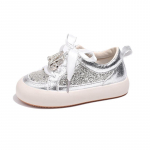 Laste Spordijalatsid V&auml;ikesed T&uuml;drukud Rhinestone Sequin vabaajajalatsid Pehme tallaga Mood Lastele L&auml;ikivad jooksujalatsid Libedusevastased 27 h&otilde;be