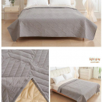 Lemmiklooma madrats veekindel, uriinikindel padi koos pestava libisemisvastase teki ja tepitud voodikattega 30x70 Inch (76*178CM)