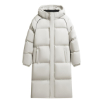 Talvine soe vintage tuulekindel keskmise pikkusega sulejope meestele moodne lukuga kapuutsiga parka S must