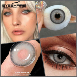 EYESHARE Colored Contact Lenses Blue Eye Makeup Contact Lenses Annual Comfort Green Colored Contact Lenses Gray Natural Colored Soft Lenses 1 Pair