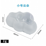 DIY armas 3D pilvevorm silikoonkook kommid Moose vormid k&uuml;psetust&ouml;&ouml;riistad vaik k&auml;sit&ouml;&ouml; ehete valmistamise t&ouml;&ouml;riist k&auml;sitsi valmistatud seebik&uuml;&uuml;nal k&auml;sit&ouml;&ouml;