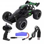 1/18 2.4G puldiga auto m&auml;nguasi USB-laadimisega Laste RC-auto m&auml;nguasi G03063RRoheline roheline