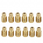 12tk karburaatori p&otilde;hijoa komplekt 90?200 metallist kullast tugevad s&uuml;sivesikute otsikud Mikuni VM TM TMX jaoks valge