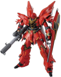 MG Sinanju Suit Gundam 1/100 MSN-06S (Mobiilne UC) punane